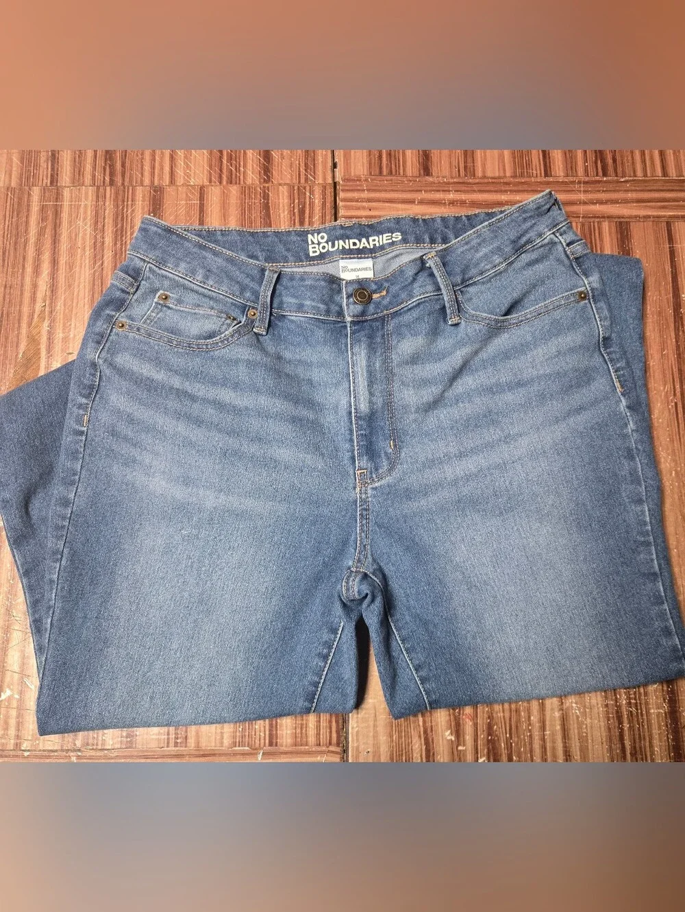 Two Classic Petite Women's Light Blue Denim Jeans